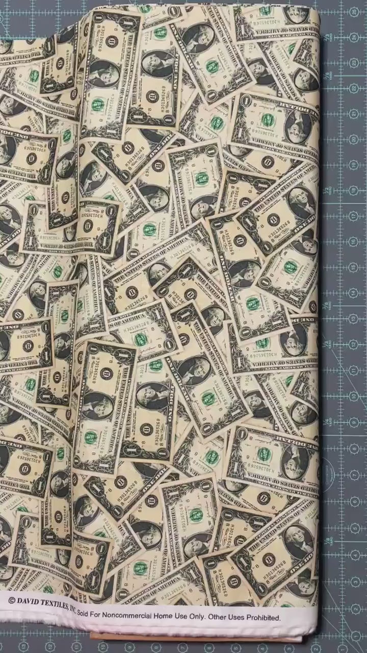 Money Fabric - Dollar Bills