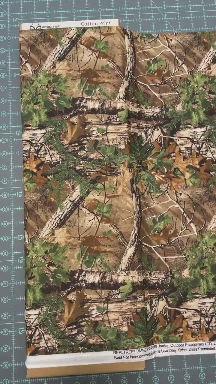 Realtree Camo - Xtra Green RT-0003-9C-1 - 100% Cotton fabric - Quilting Cotton Fabric - Cotton Camo material - Camo print - Ships NEXT DAY