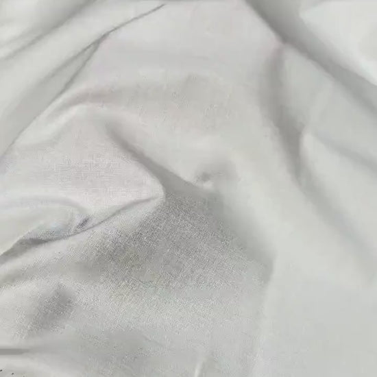 Solid White Fabric - Timeless Treasures - 100% Cotton - SoHo Basics