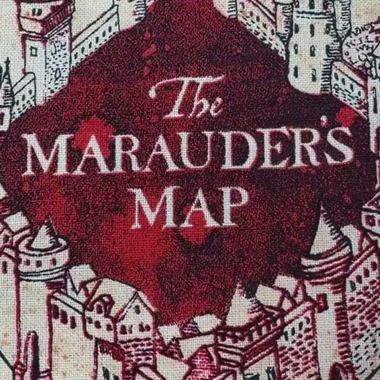Harry Potter Marauder's Map Fabric - 100% cotton - Camelot