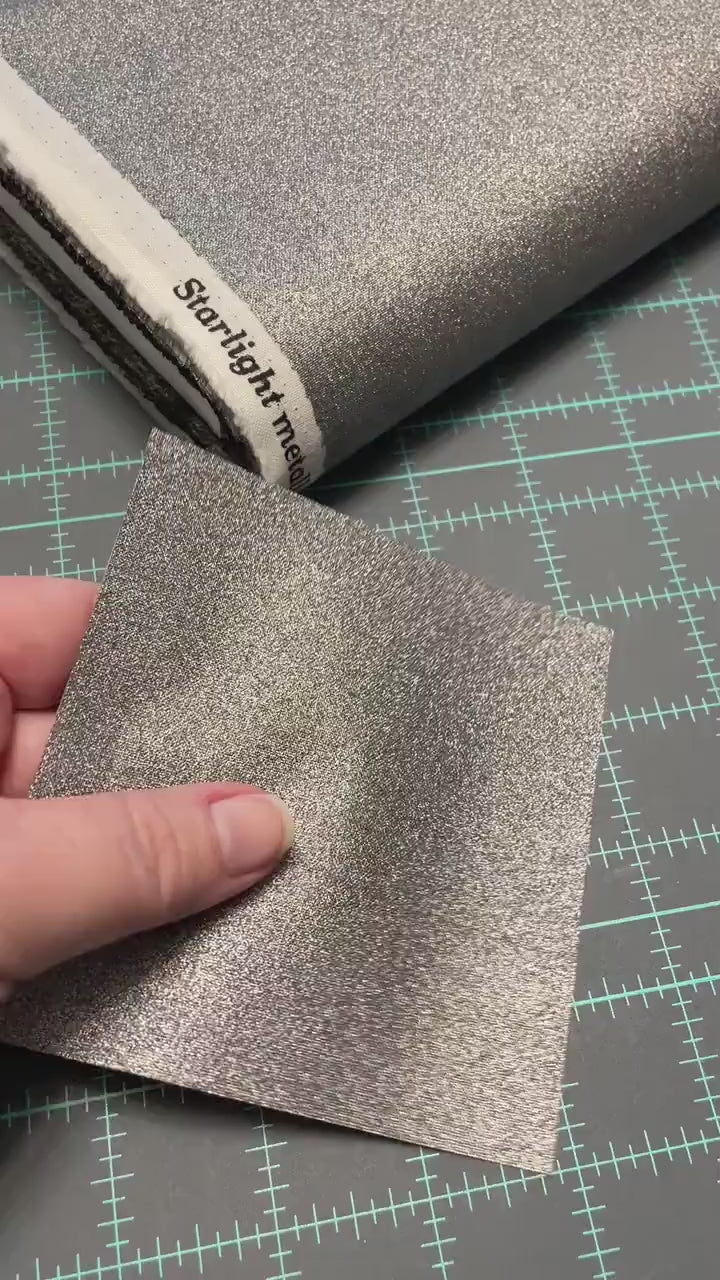 Starlight Metallics - Gunmetal - Quilting Cotton - Maywood Studio - MASM1000-K2 - Dark Grey