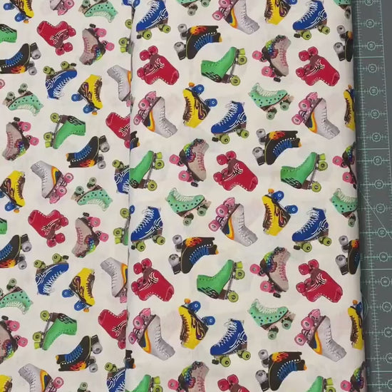Roller Skates Fabric - In Motion collection