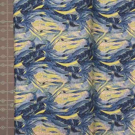 Horse Fabric - Navy LARGE Horse Heads Allover - Dream Horses - Studio E - 100% Cotton