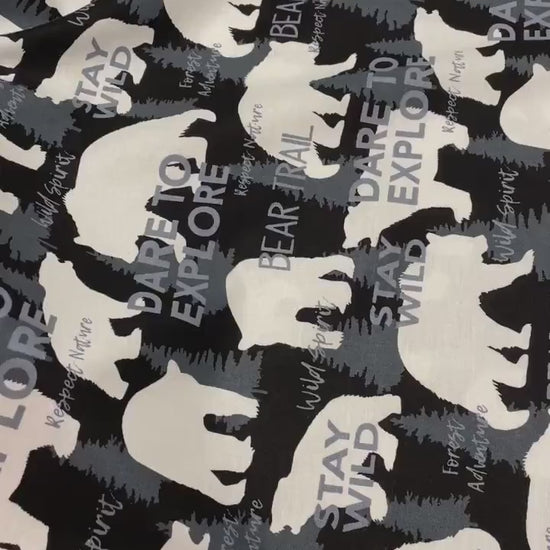 Bear Fabric - Great Outdoors - Kanvas by Benartex