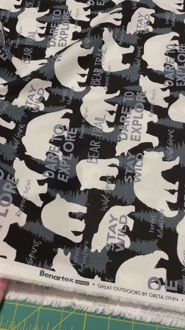 Bear Fabric - Great Outdoors - Kanvas by Benartex