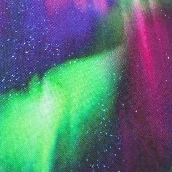 Northern Lights Fabric - Aurora - Elizabeth's Studio - 100% Cotton - 735Multi