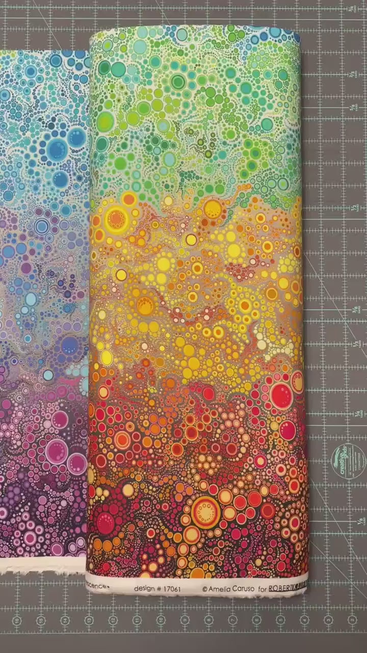 Rainbow Dots Fabric - Adventure Gradation - Robert Kaufman - Effervescence - 100% cotton
