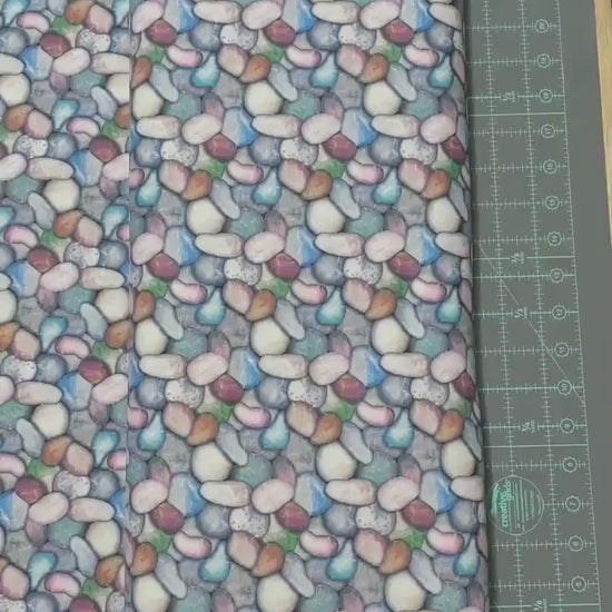 Rock fabric - Grey - Mystic Nature II - Oasis