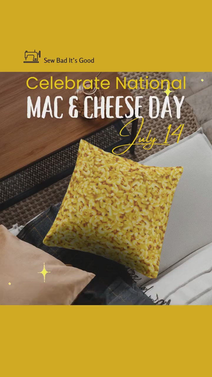 Macaroni and Cheese Fabric - Feast Mode Collection - Robert Kaufman - 100% Cotton