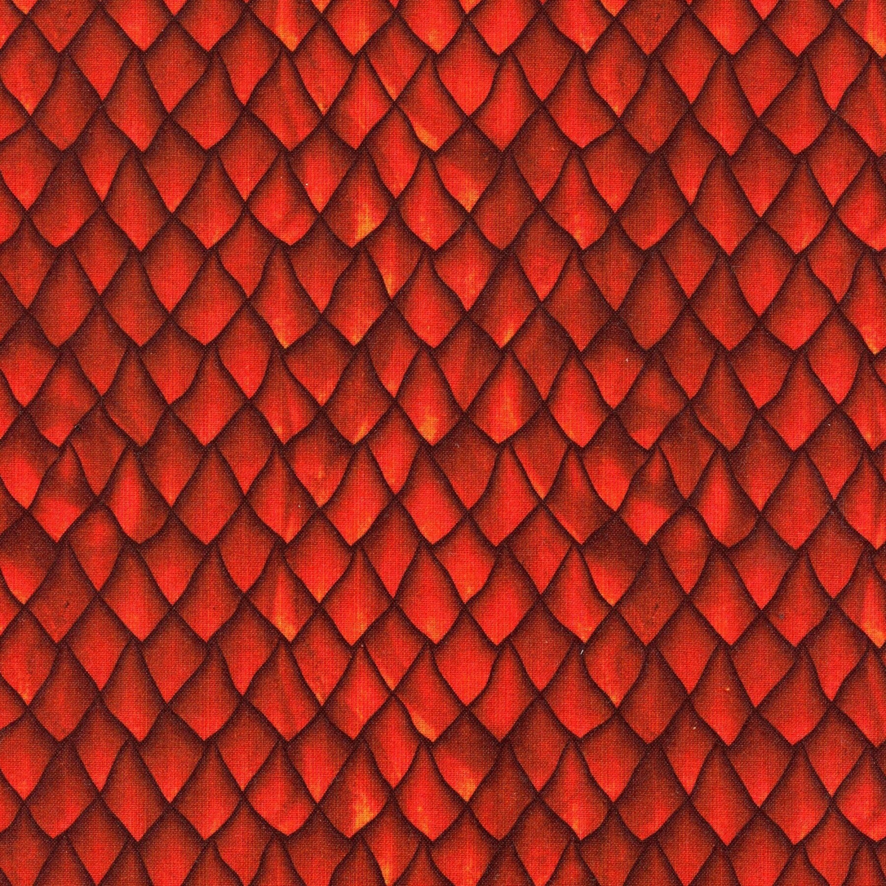 D&D Print Fabric - Red Dragon Scales - 100% cotton fabric - Cosplay material LARP print fabric DND fabric Dragon material - SHIPS Next Day