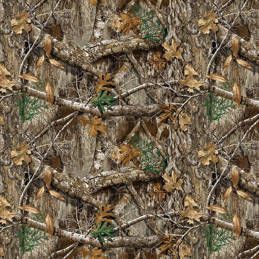 Realtree Camo - Real Tree Edge Pattern #10286 - 100% Cotton Fabric by Sykel Enterprises - Ships NEXT DAY