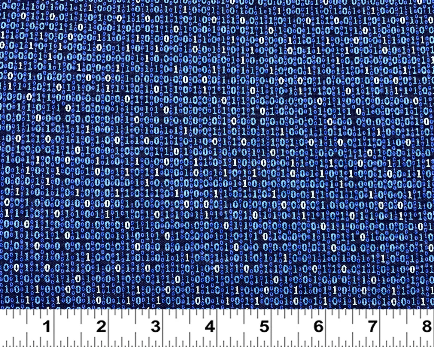 Binary Numbers Fabric - StudioE - 100% Cotton - Disco Tech collection - Computer theme fabric Technology print material - Ships NEXT DAY