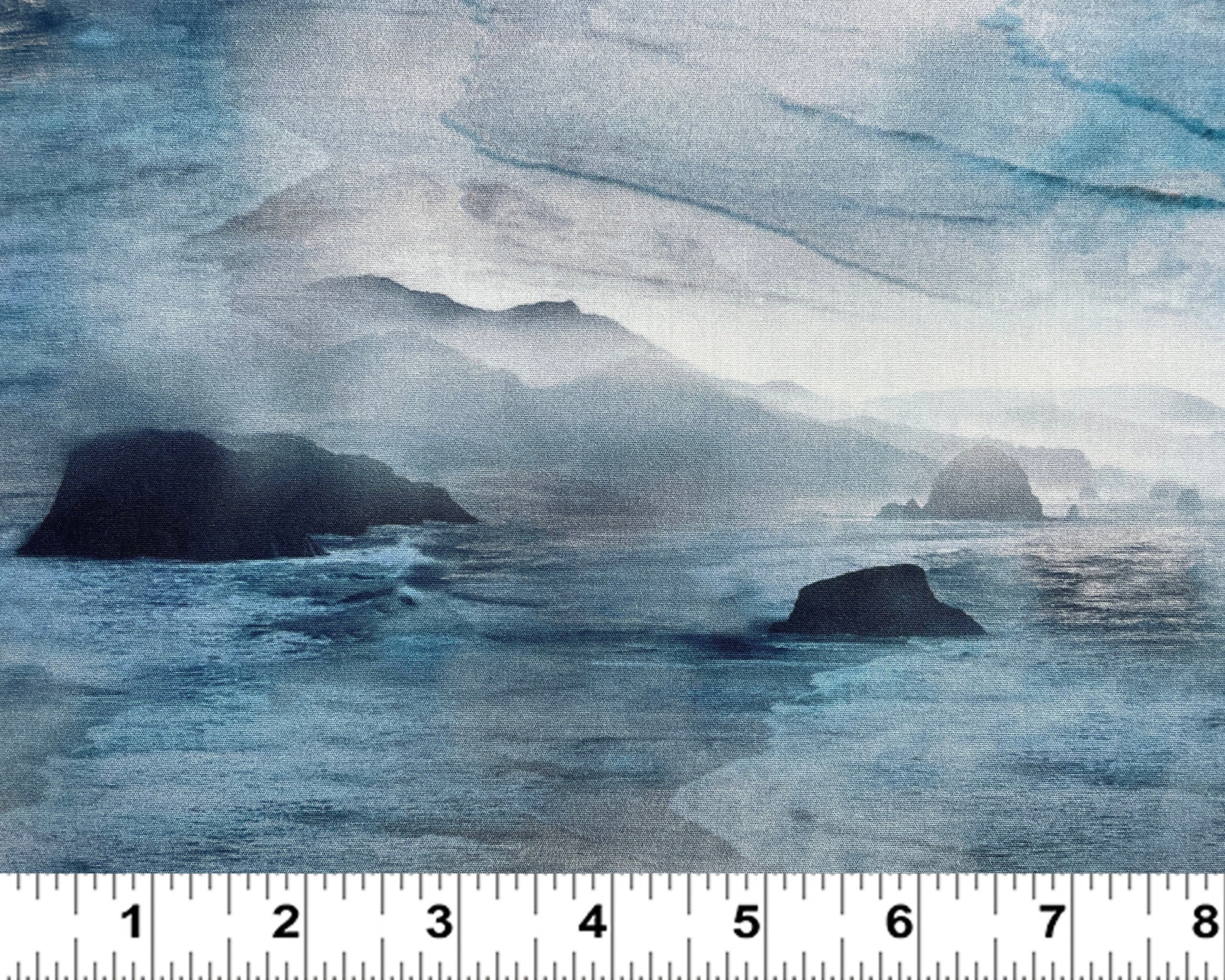 Ocean fabric by the yard - Sea Salt Collection - Hoffman - 100% Cotton - Ocean theme Beach print - MRD30-73 - SHIPS NEXT DAY