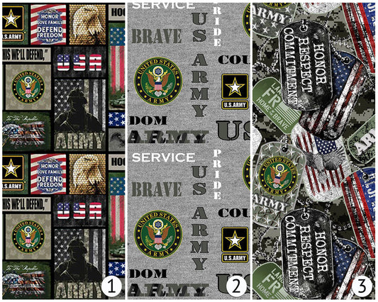 New! US Army fabric - U.S. Military - United States Army from Sykel - Ships NEXT DAY - 100% Cotton Fabric