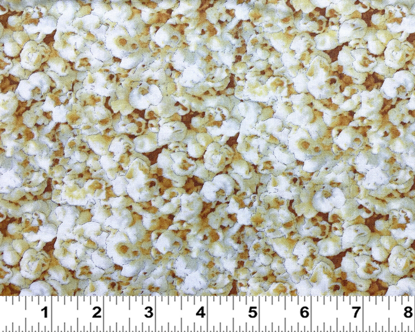 Popcorn fabric - Favorite Foods Collection by Elizabeth's Studio - 100% Cotton - Food theme popcorn print snack material - Ships NEXT DAY