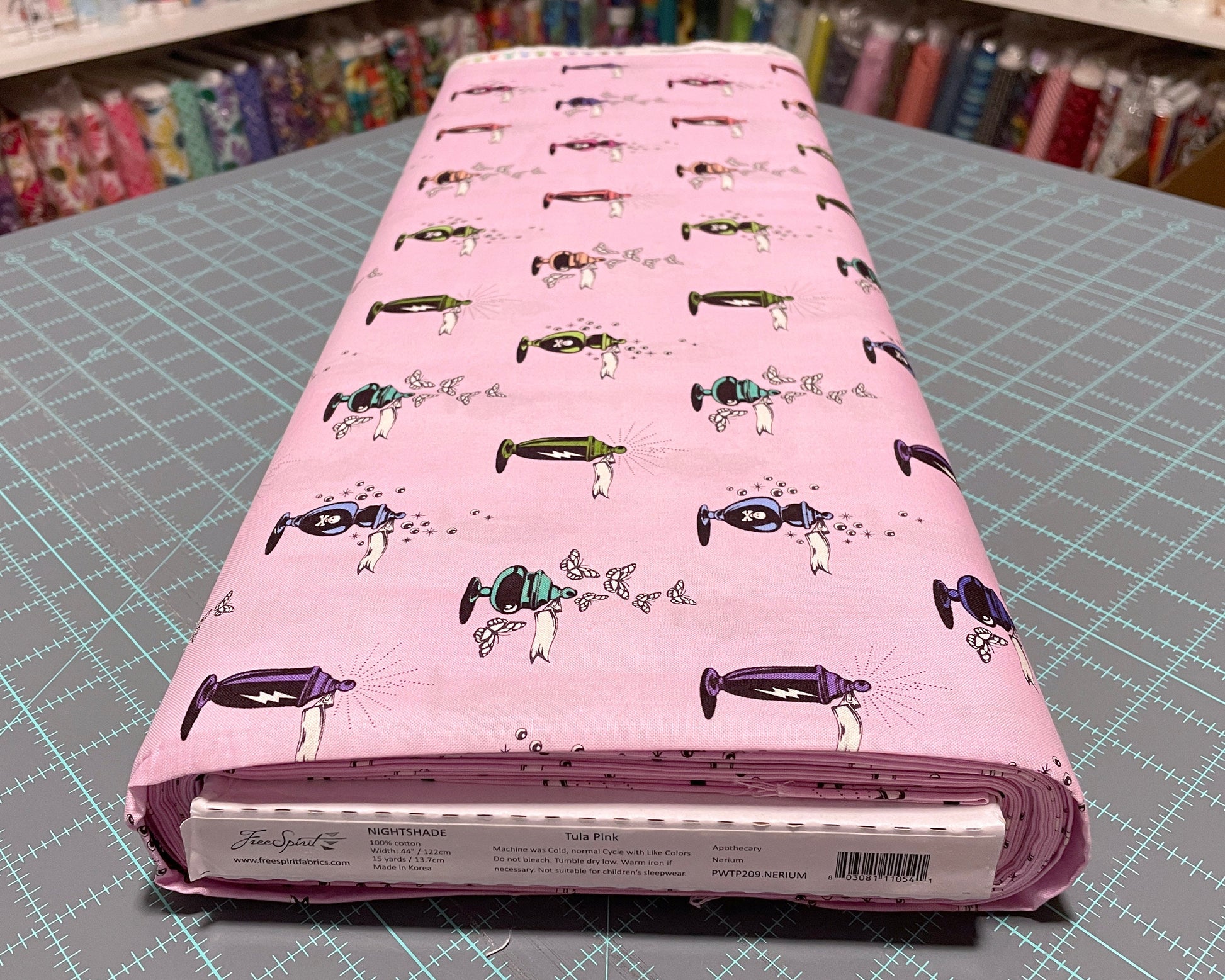 Tula Pink Nightshade Deja Vu - Apothecary Nerium - 100% Cotton Fabric - FreeSpirit Fabrics - Ships TOMORROW