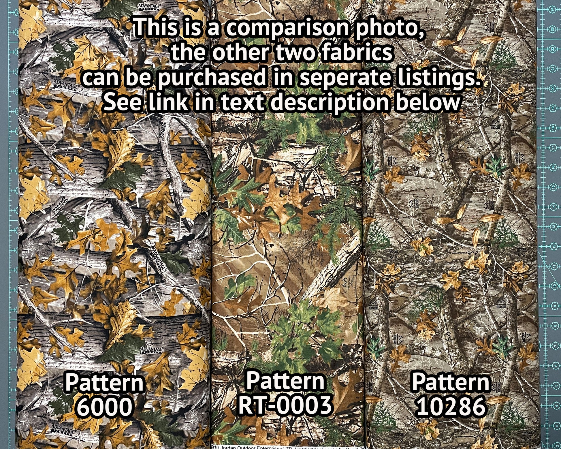 Realtree Camo - Plain Realtree Allover Pattern #6000 - 100% Woven Cotton Fabric by Sykel Enterprises - Ships NEXT DAY