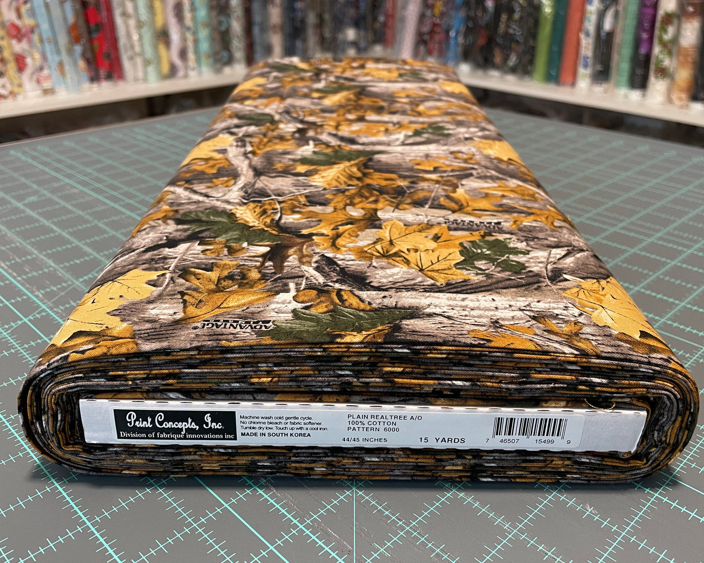 Realtree Camo - Plain Realtree Allover Pattern #6000 - 100% Woven Cotton Fabric by Sykel Enterprises - Ships NEXT DAY