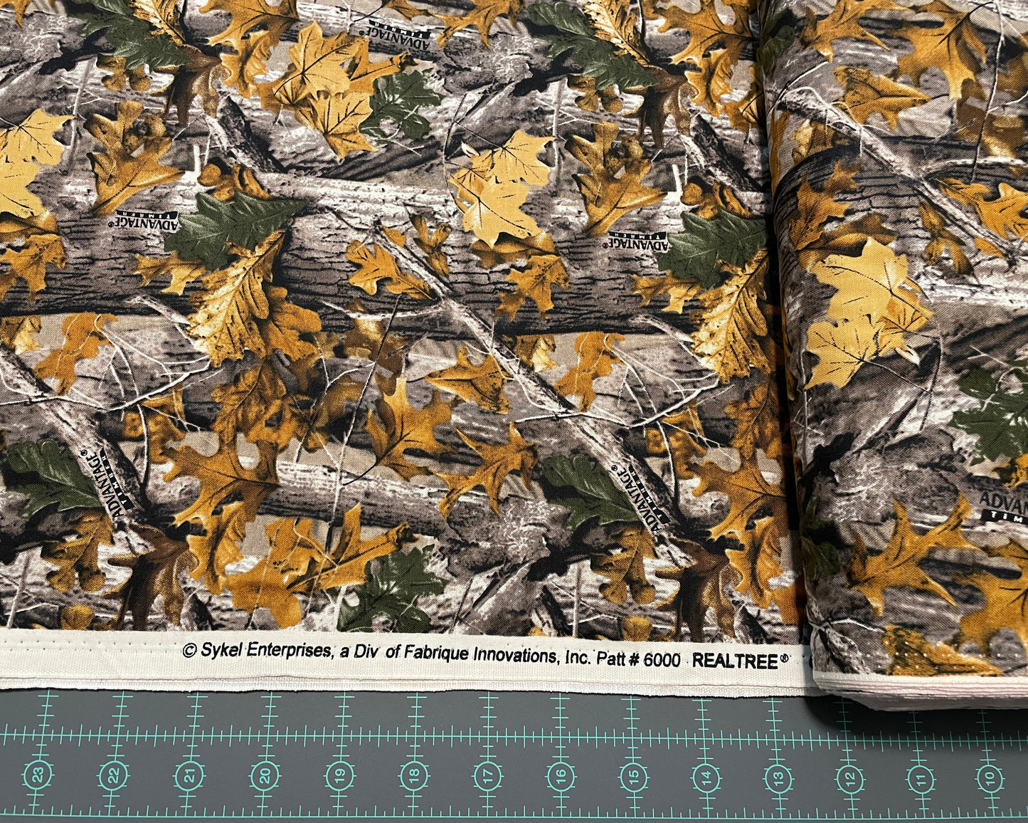 Realtree Camo - Plain Realtree Allover Pattern #6000 - 100% Woven Cotton Fabric by Sykel Enterprises - Ships NEXT DAY