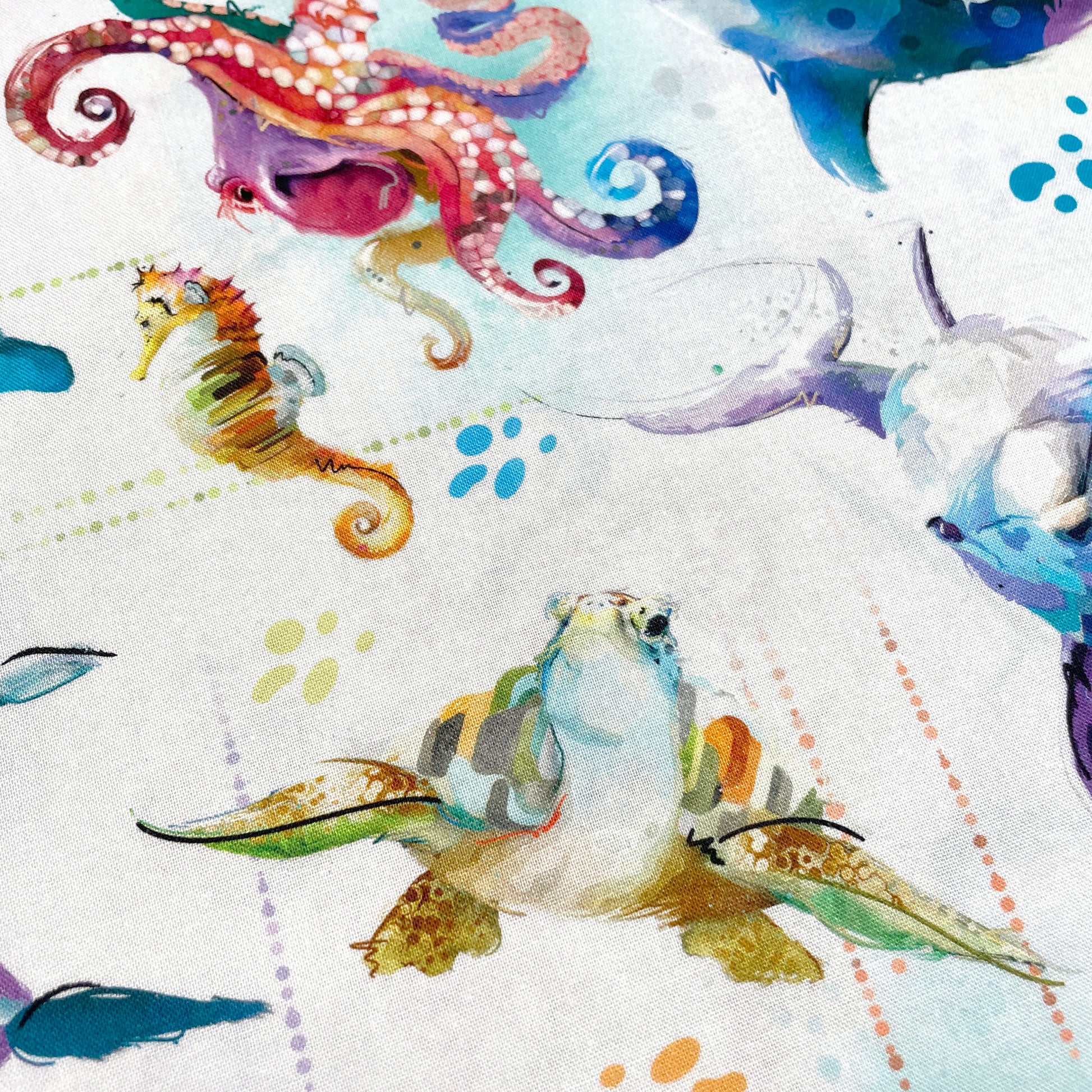 Sea Life fabric - Shining Sea - StudioE Fabrics - 100% Cotton